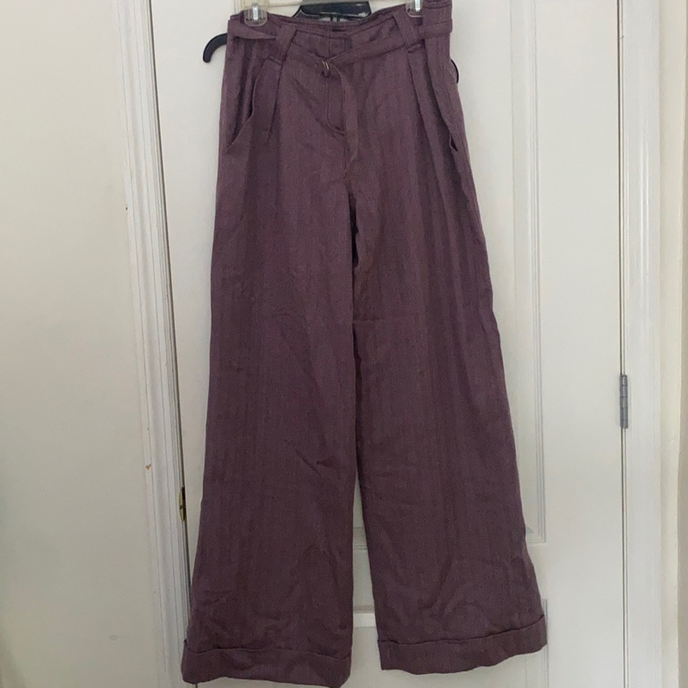 Proenza Schouler Wool Cashmere Wide Leg Pants